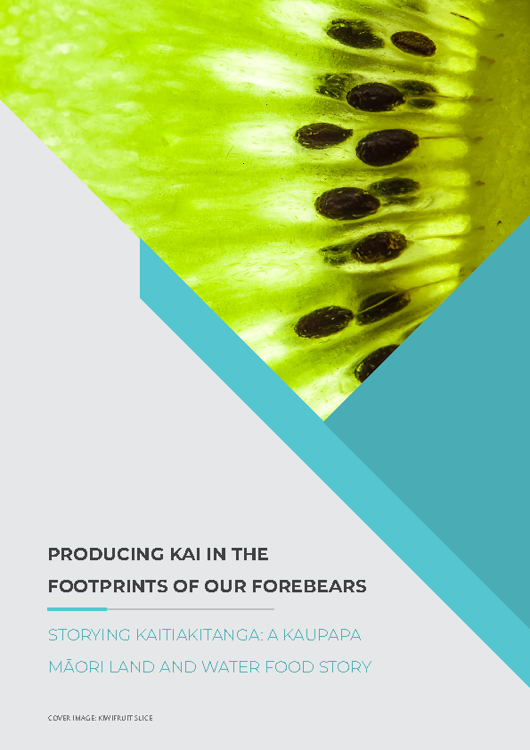 Producing kai in the footprints of our forebears document title page