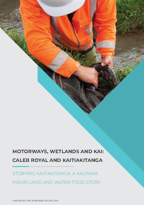 Motorways, wetlands and kai: Caleb Royal and Kaitiakitanga document title page